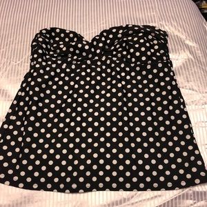 Polka Dot Bathing Suit Top
